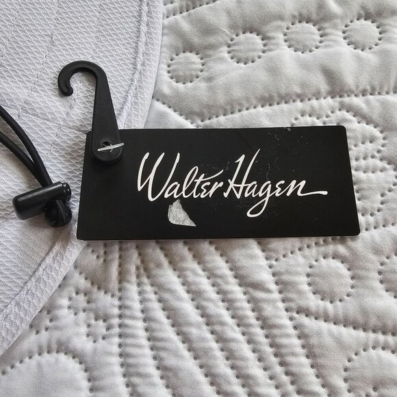 Walther Hagen Mens Wide Brim Sun Hat OSFA White Polyester Durable Lightweight - Picture 4 of 9